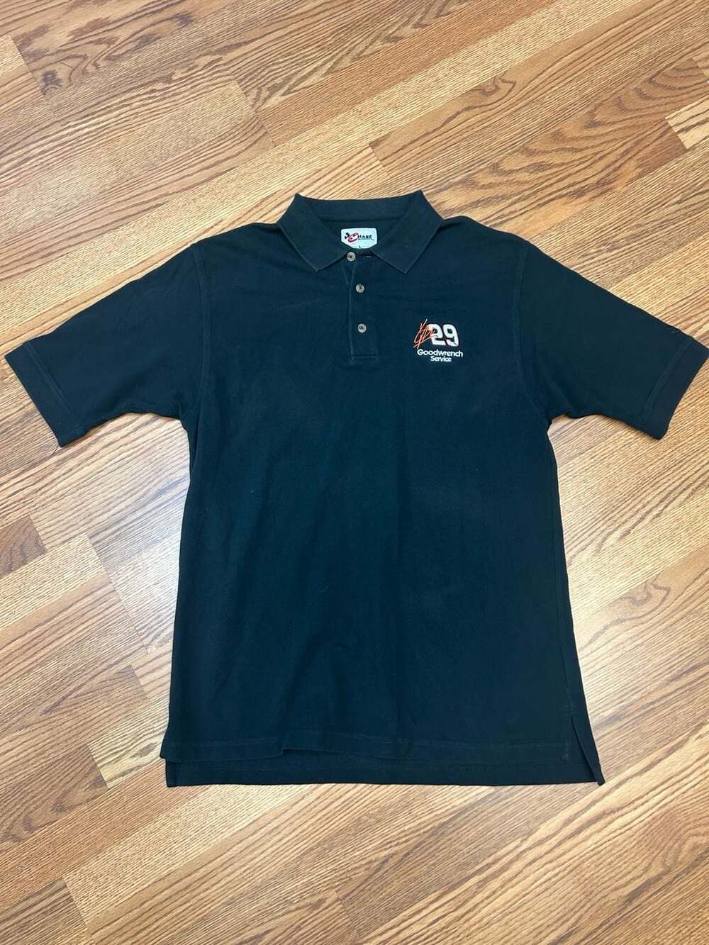 Kevin Harvick Shirt Mens Large Black Short Sleeve Chase Authentics NASCAR